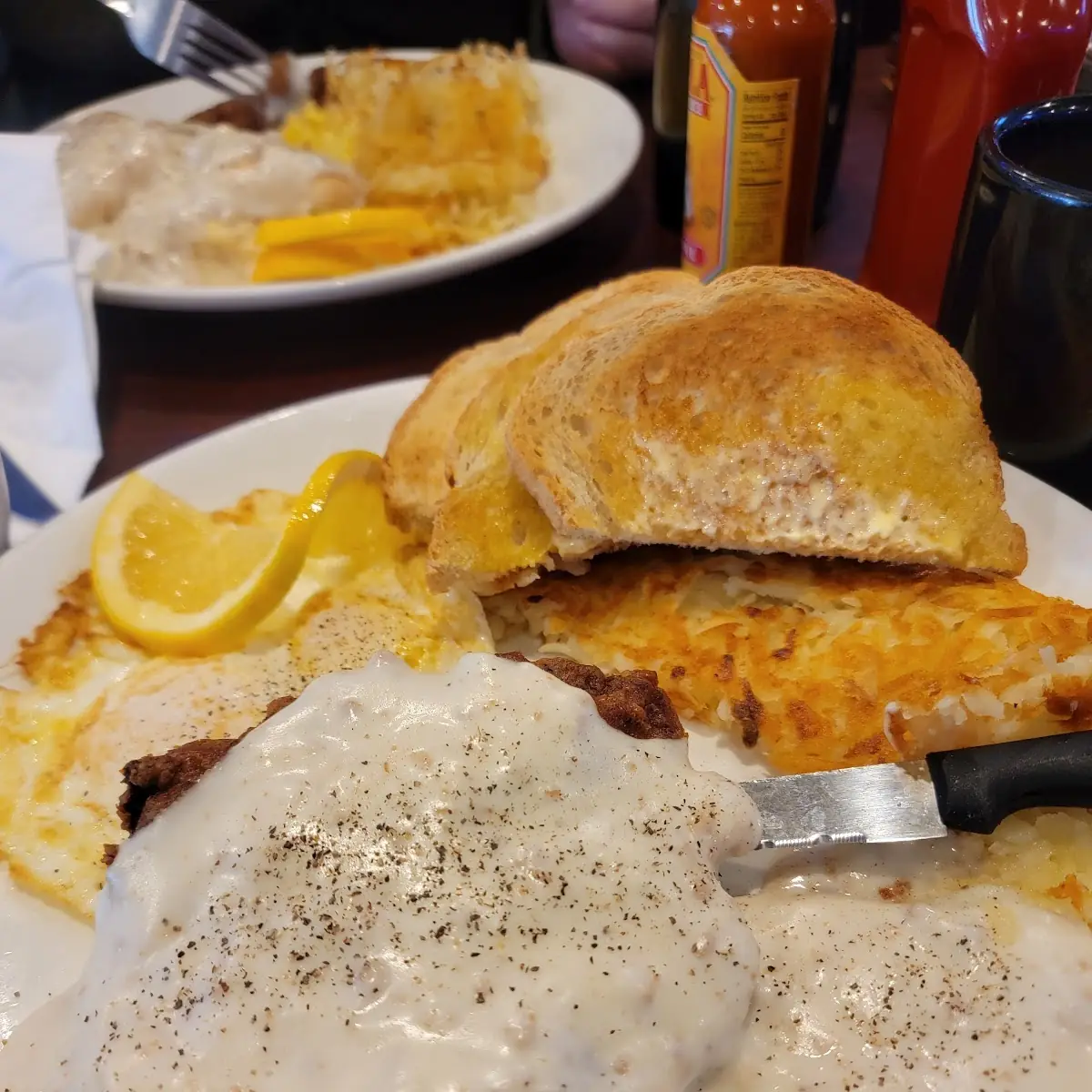 Country Fried Steak with Gravy & Eggs