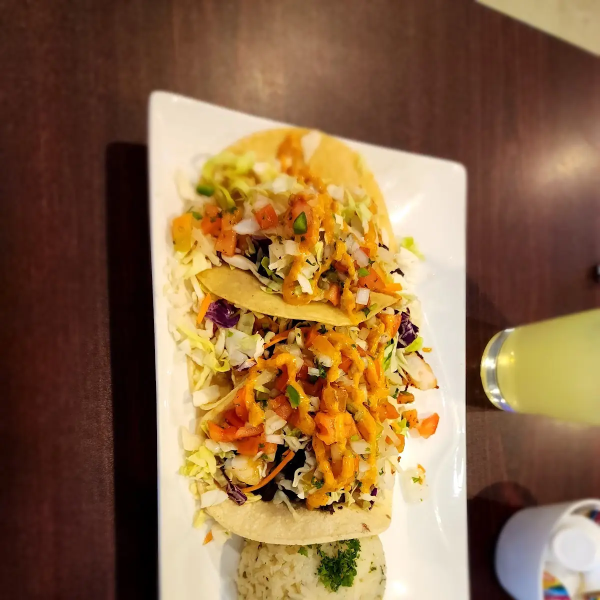 Shrimp Tacos Plate