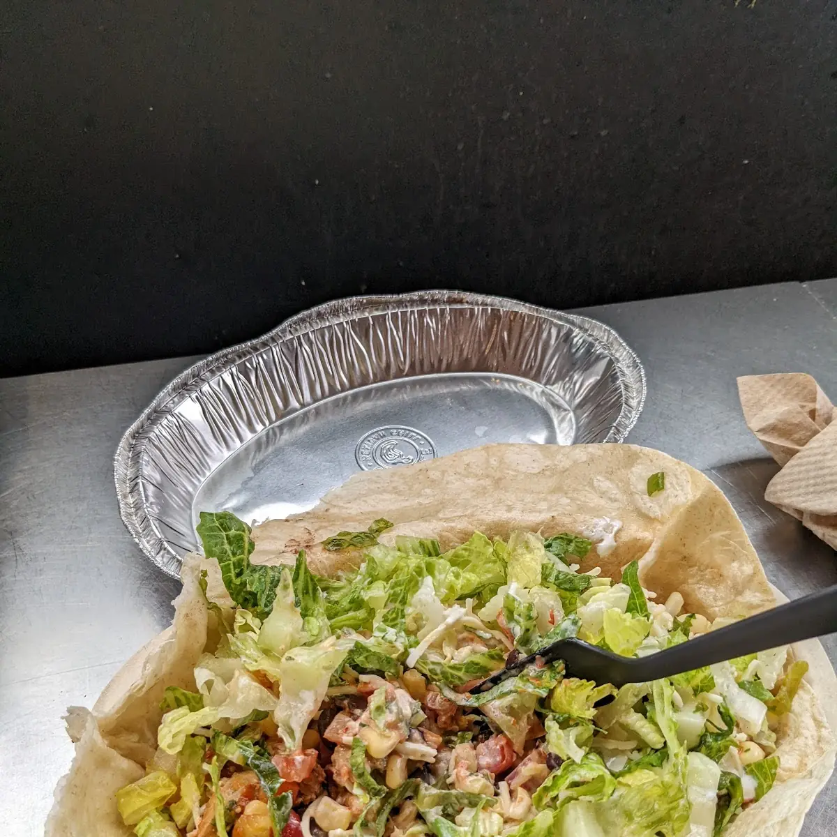 Pollo Asado Tortilla Bowl