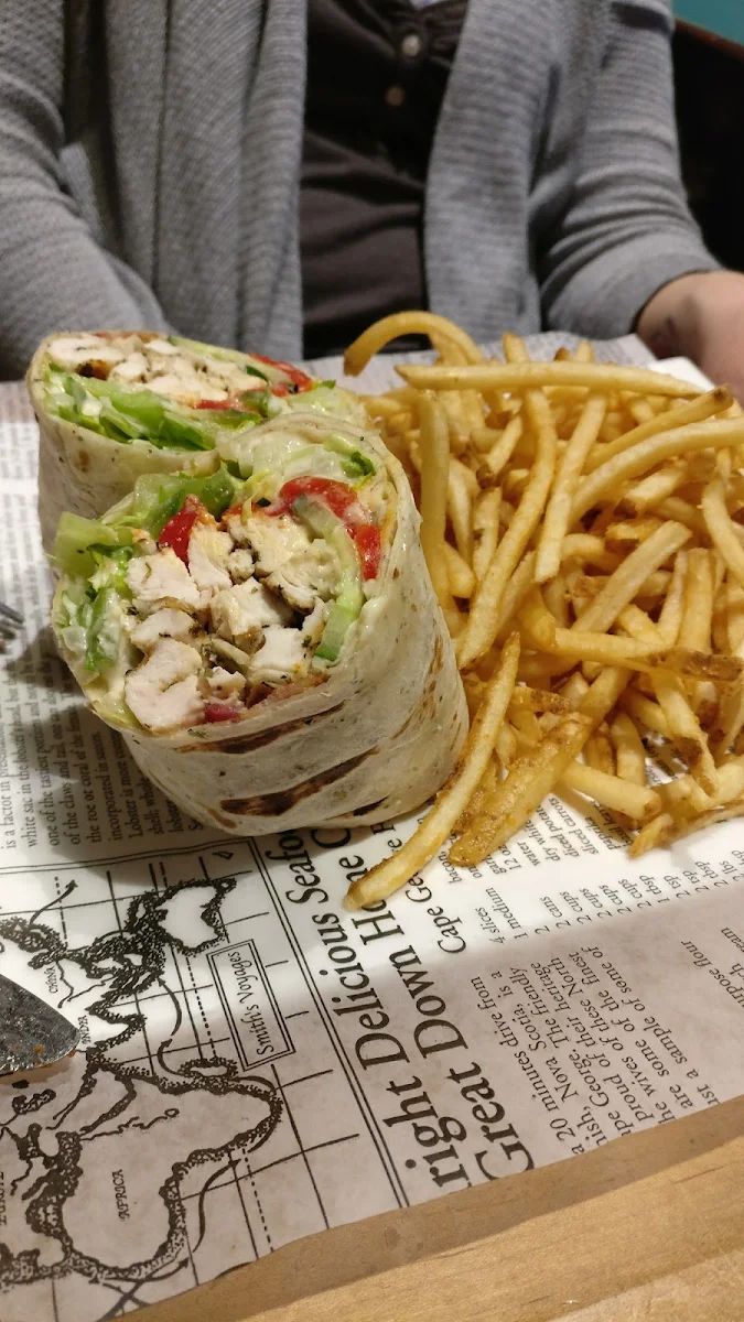 Chicken Caesar Wrap, The King's Landing Bar & Grill