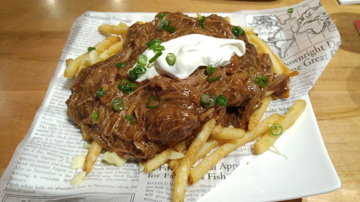 Pulled Pork Poutine, The King's Landing Bar & Grill