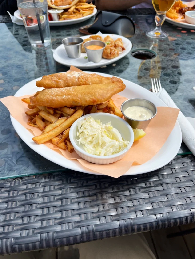 Vodka Soda Fish & Chips, The King's Landing Bar & Grill