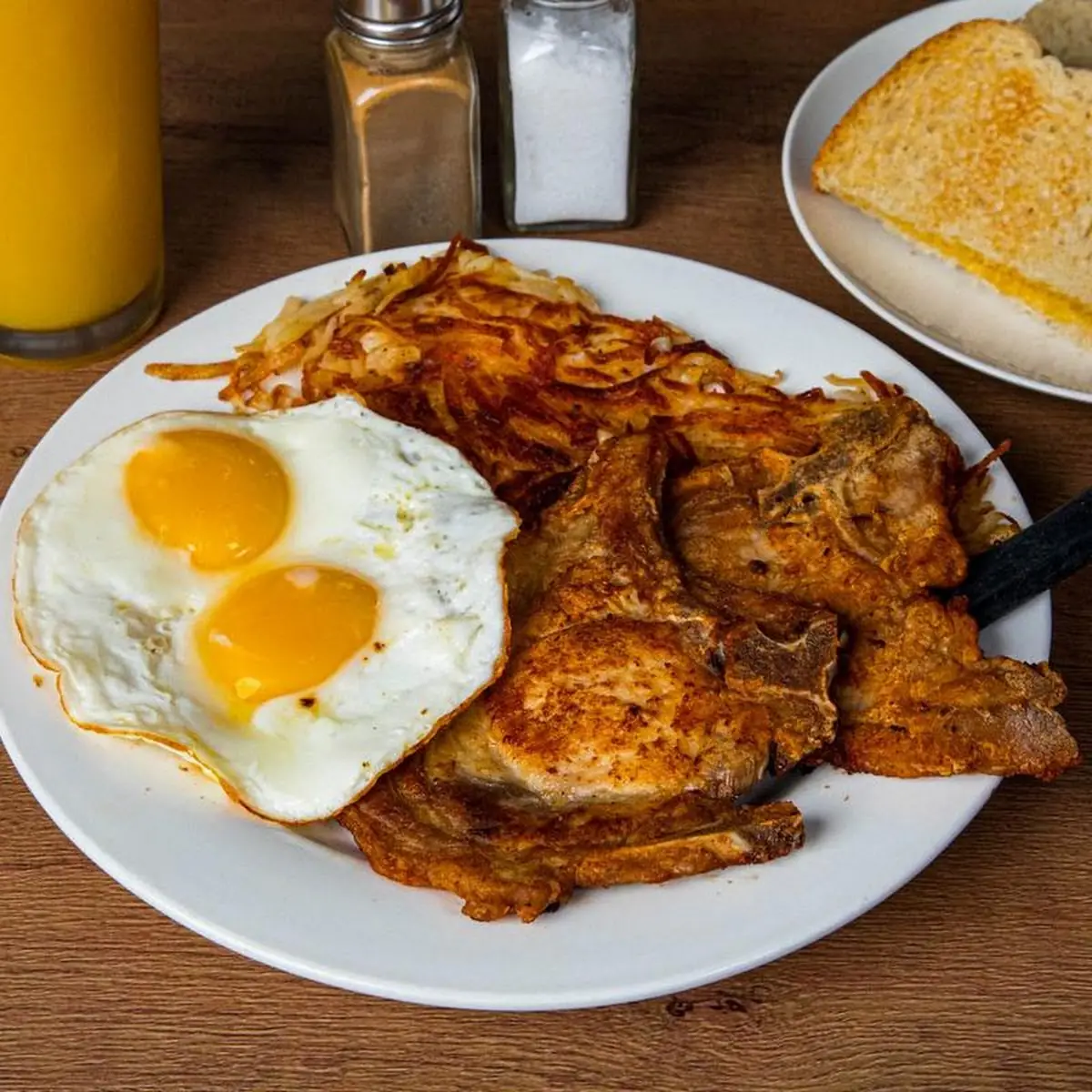 Pork Chop 2 & Eggs