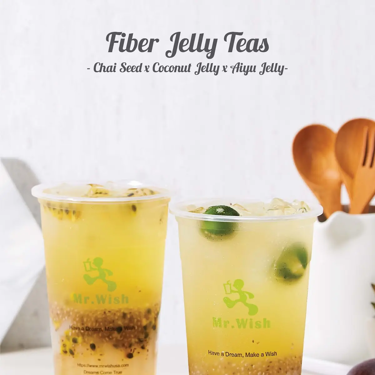 Passionfruit Fiber Jelly Tea