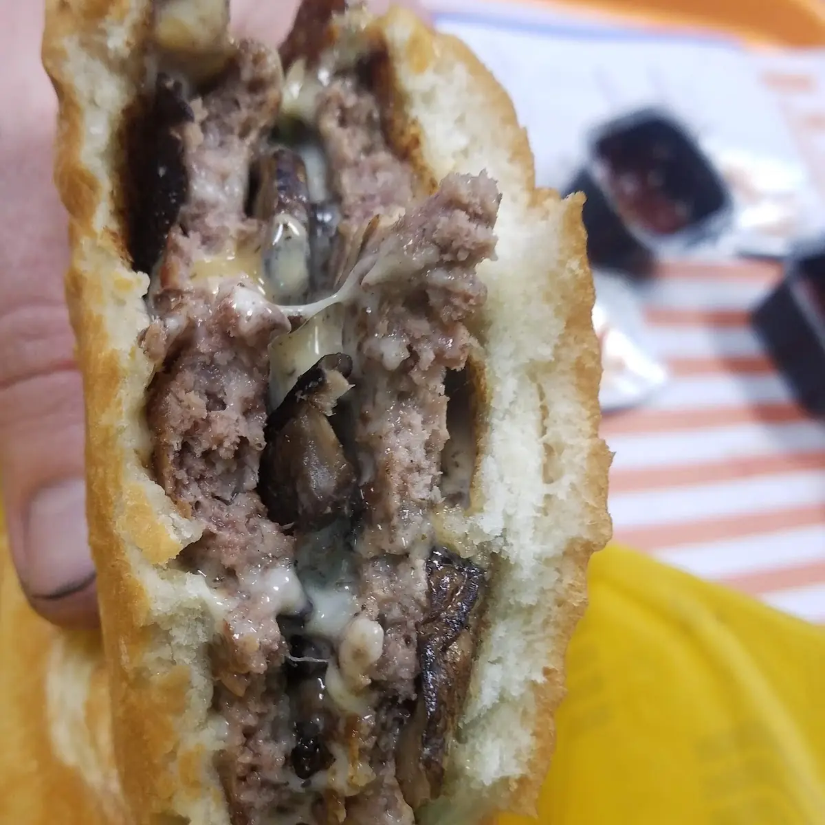 Mushroom Swiss Burger
