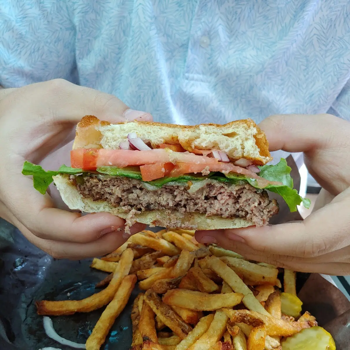 Hamburger, The Kingston Brewing Company