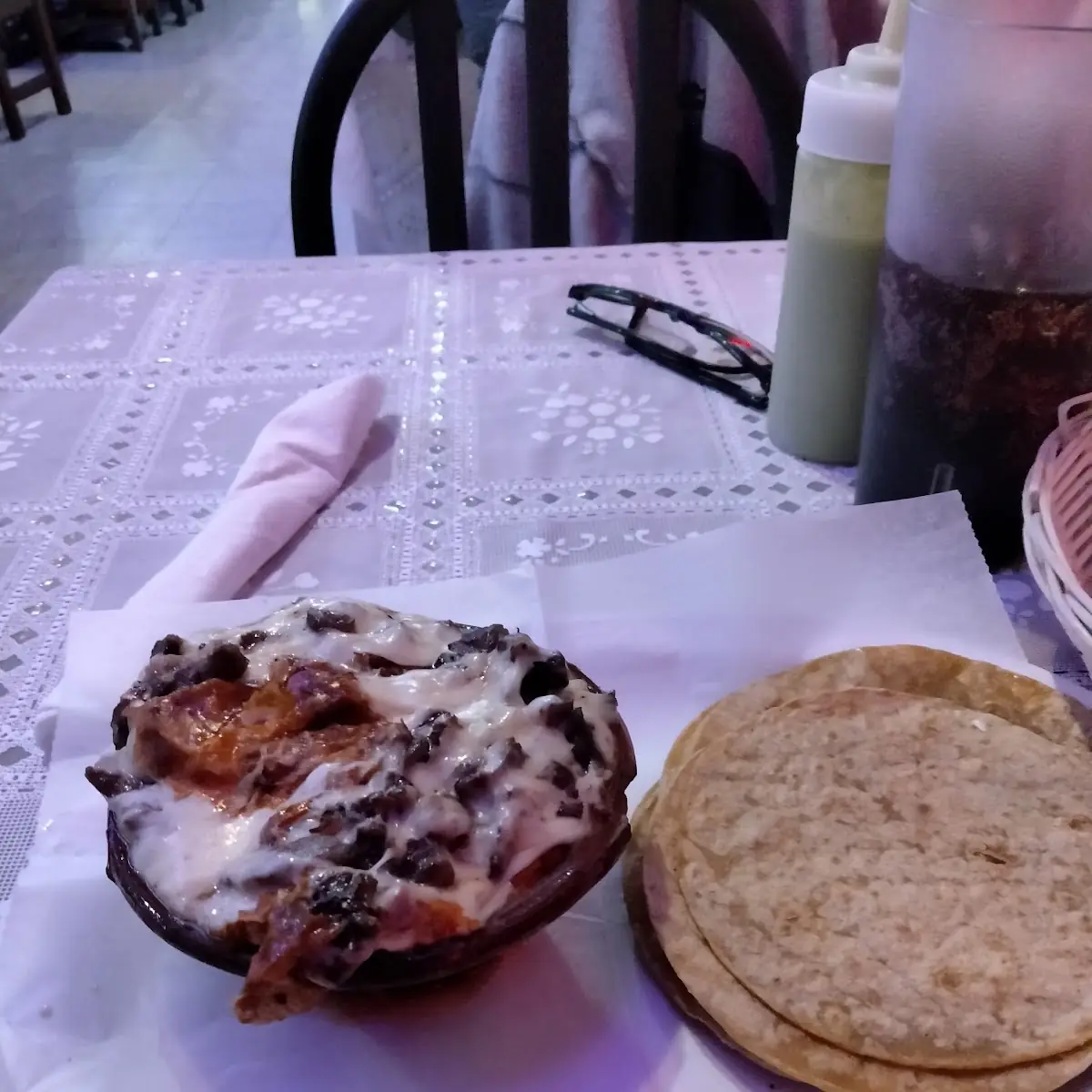 Queso Fundido Con Arrachera