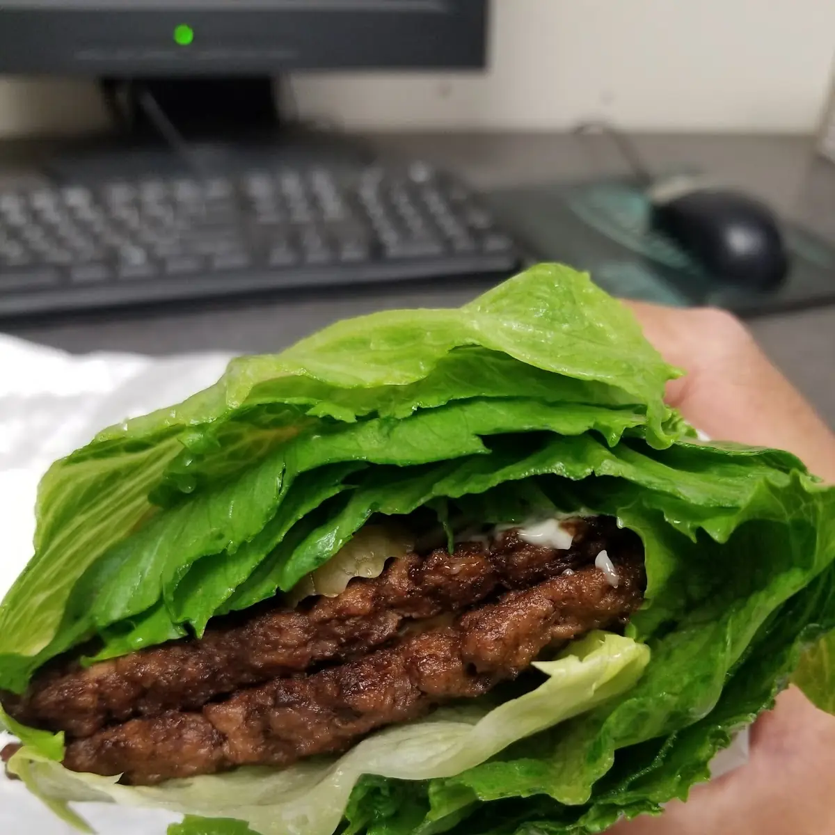 Dave's Keto Double Cheeseburger