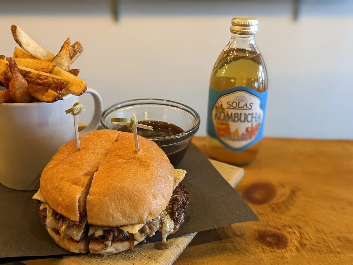 French Onion Burger