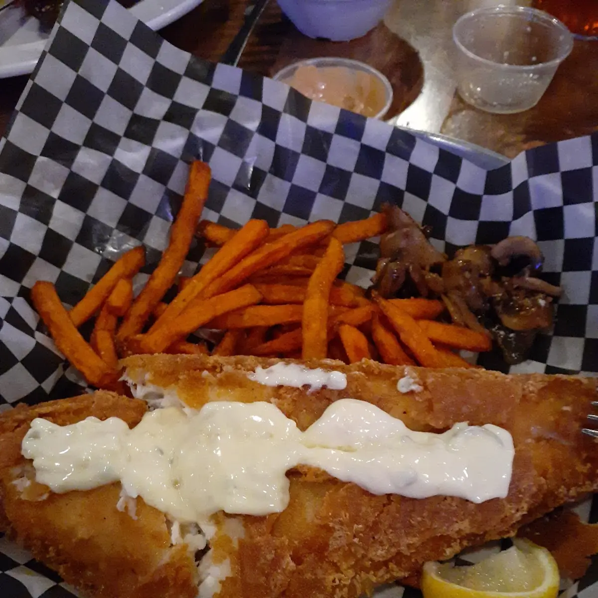 Fish and Chips, Chuck's Roadhouse Bar and Grill