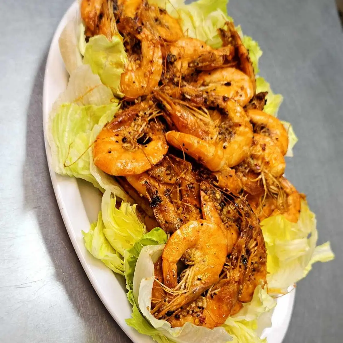 Botana De Camarones Shrimp Plate