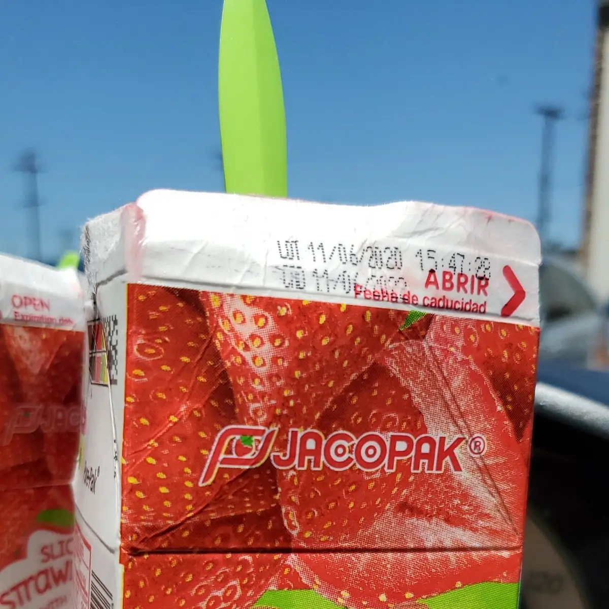 Caja de Fresas Congeladas