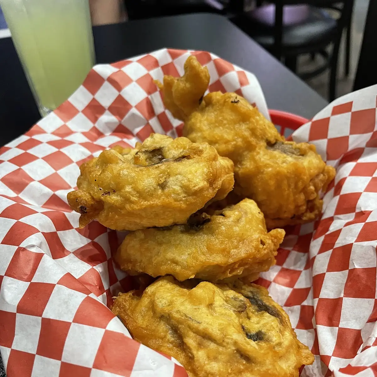 Fried Mushrooms Beer Battered