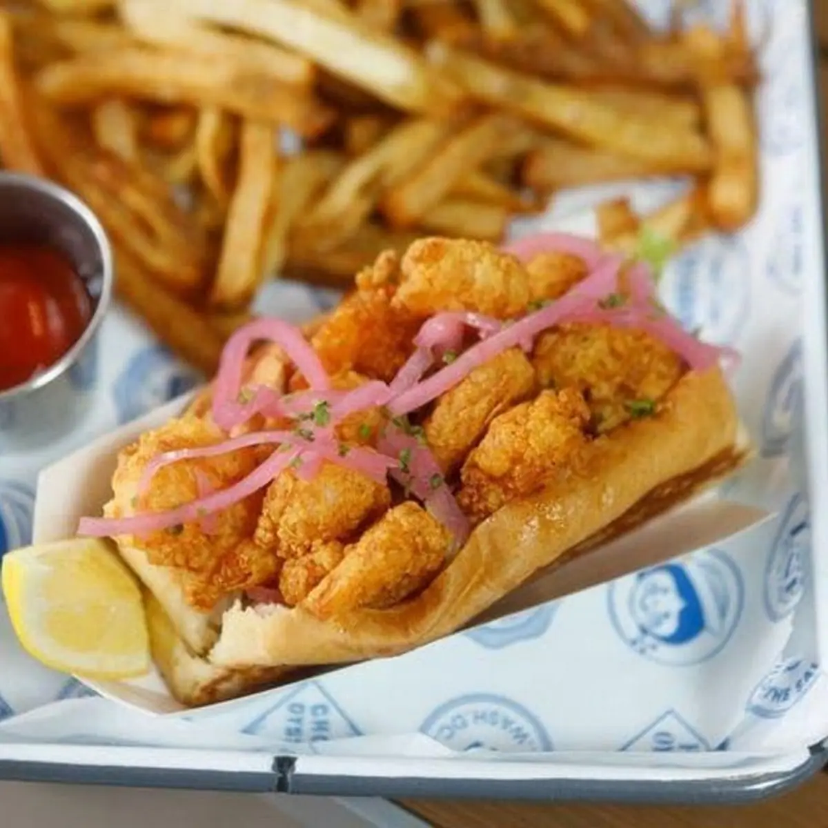 Spicy Fried Shrimp Roll