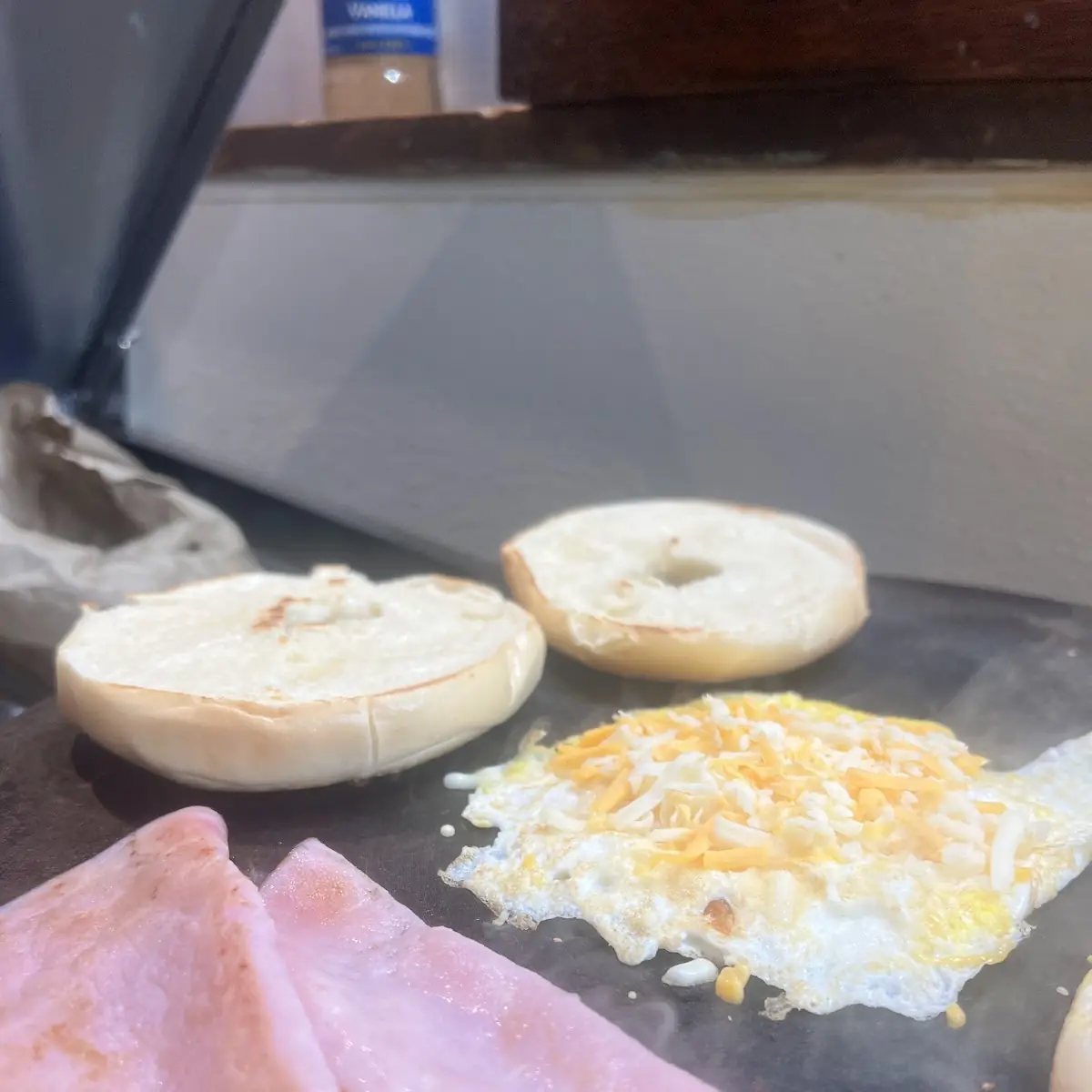 Ham-Egg-Cheese Bagel