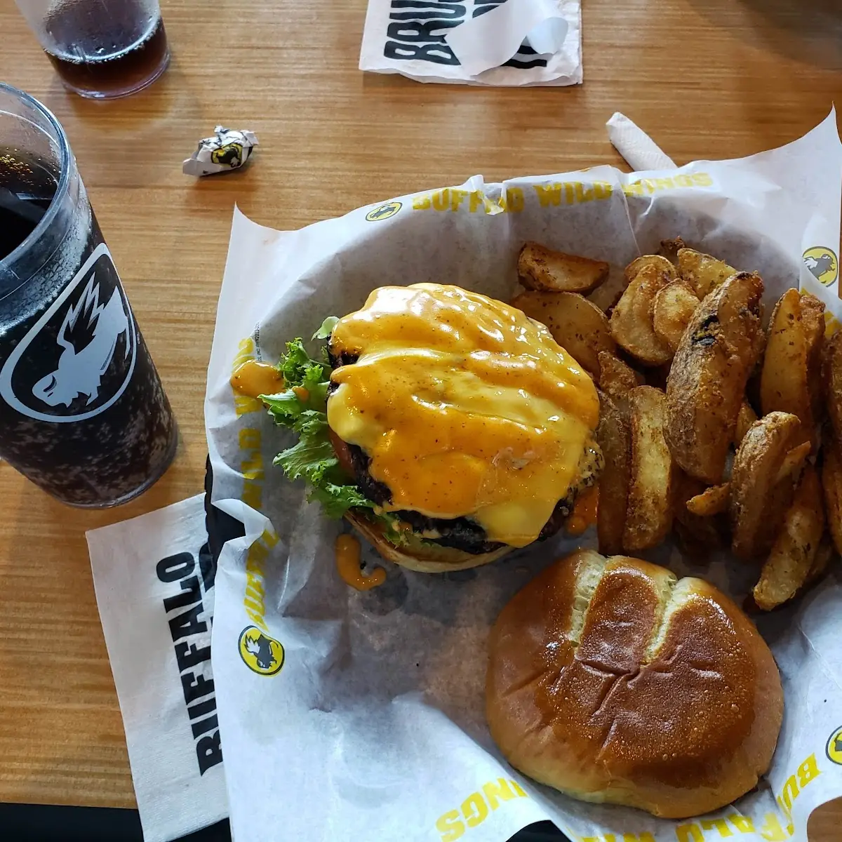 Veggie Burger and Fries