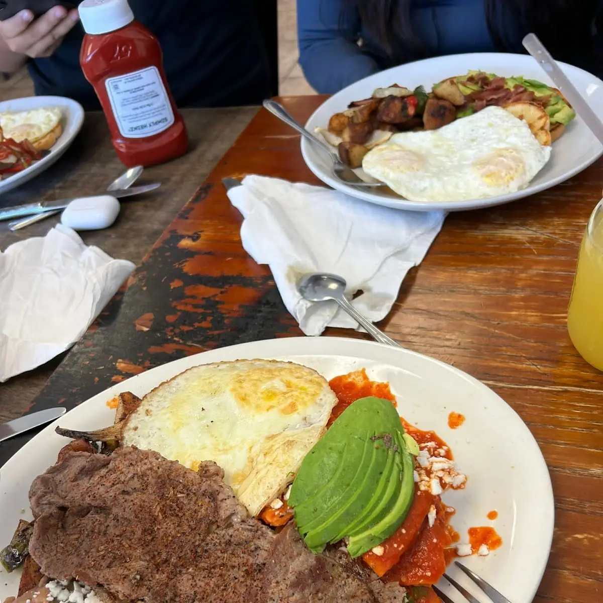 Huevos Rancheros with Steak Potatoes