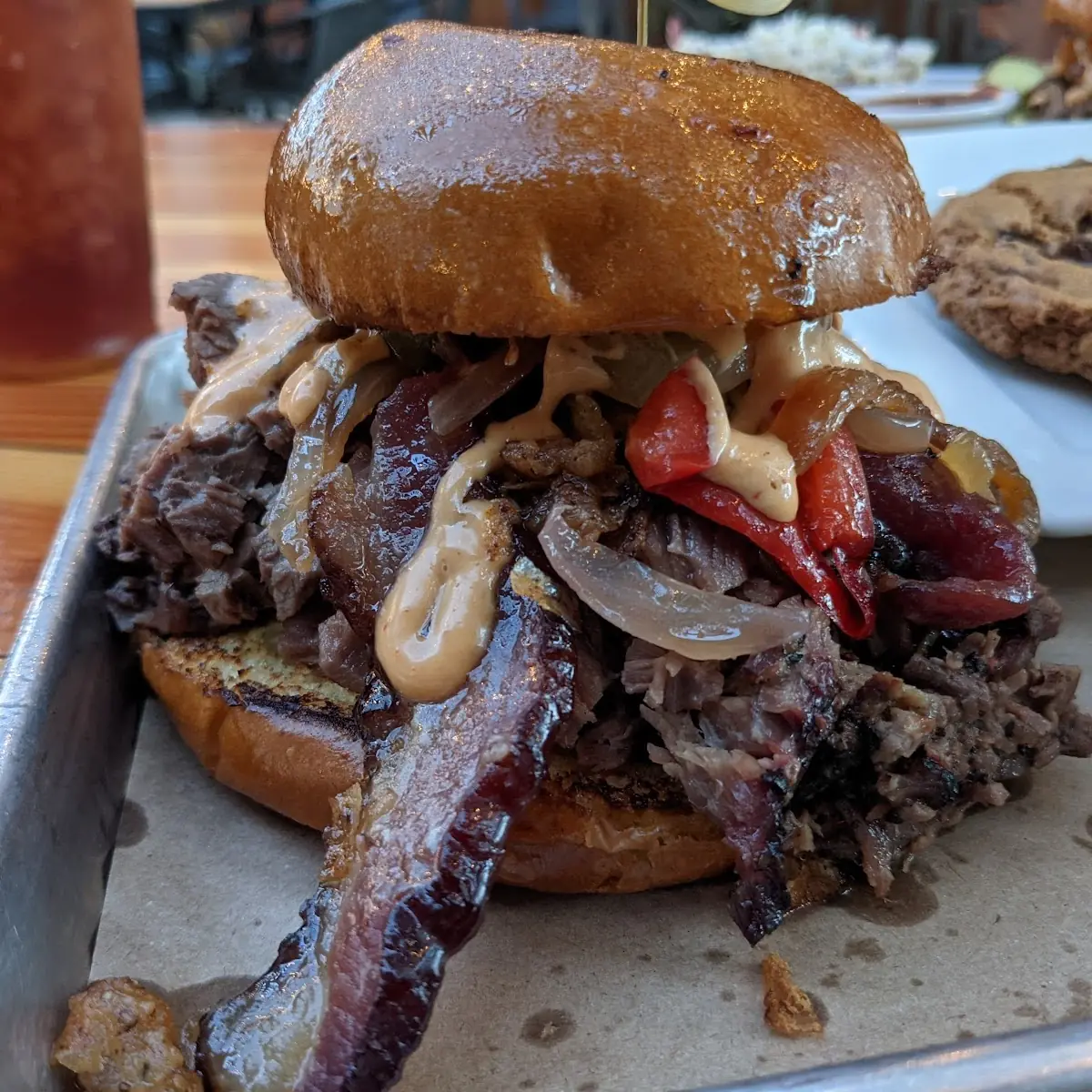 Chopped Prime Brisket Sandwich