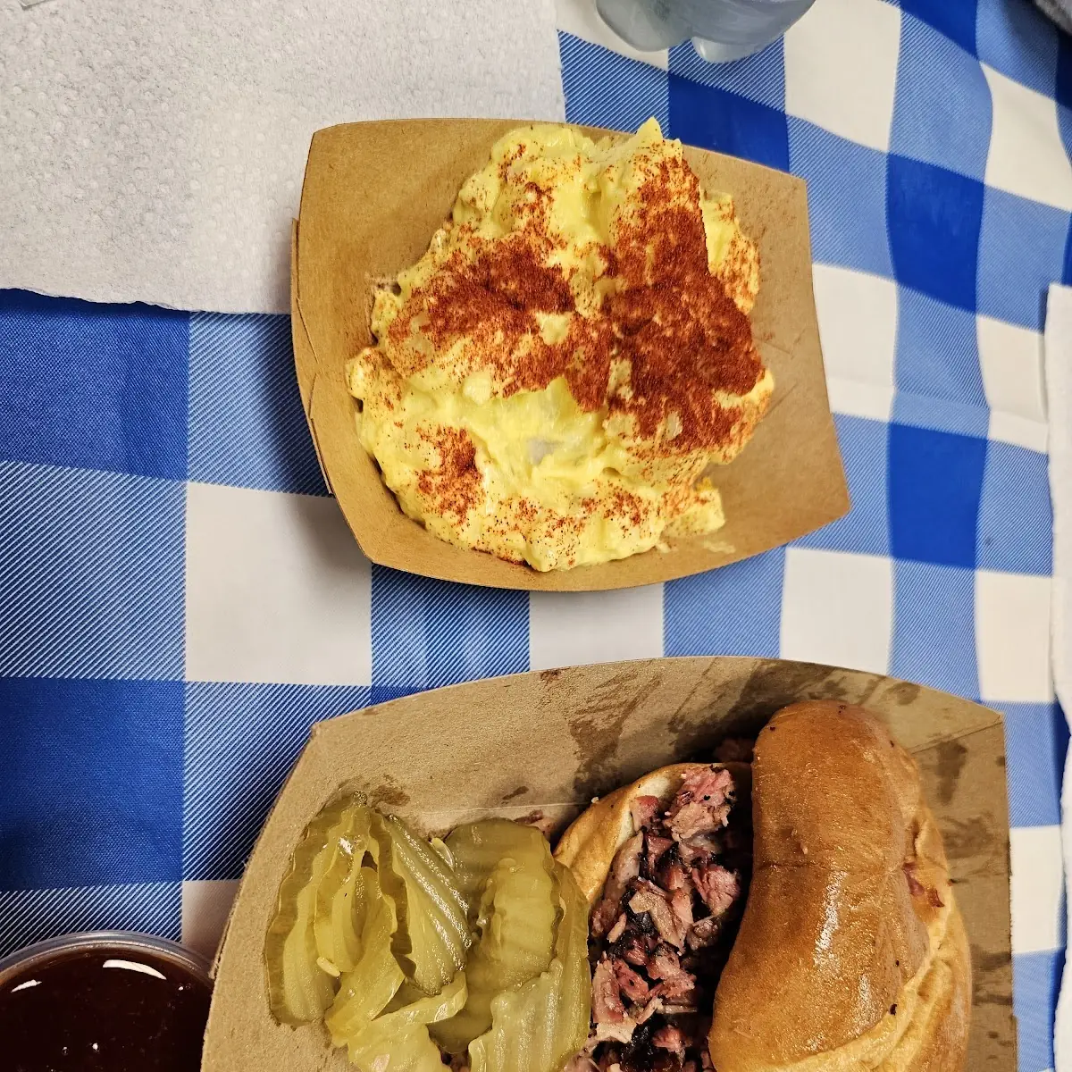 Chopped Brisket and Potato Salad