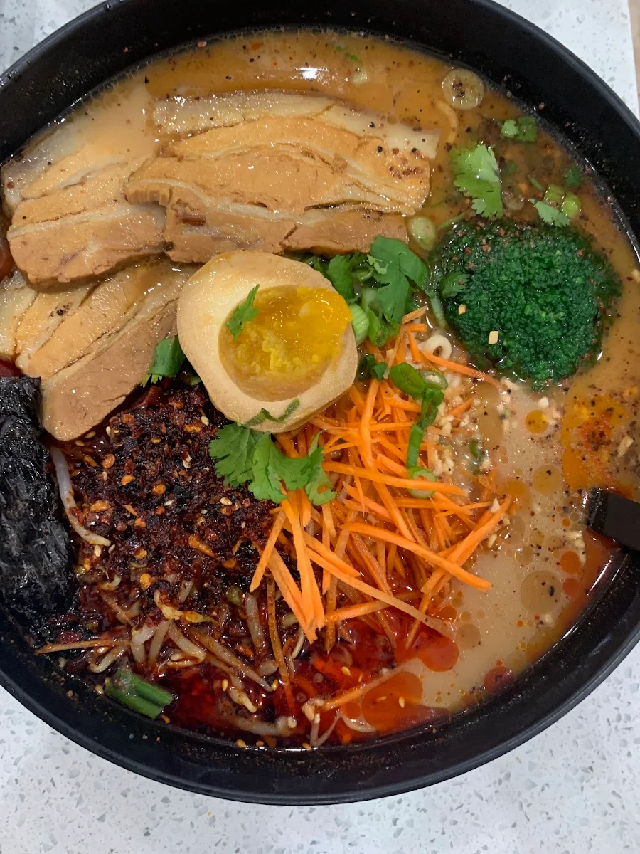 Black Garlic Spicy Tonkotsu Ramen