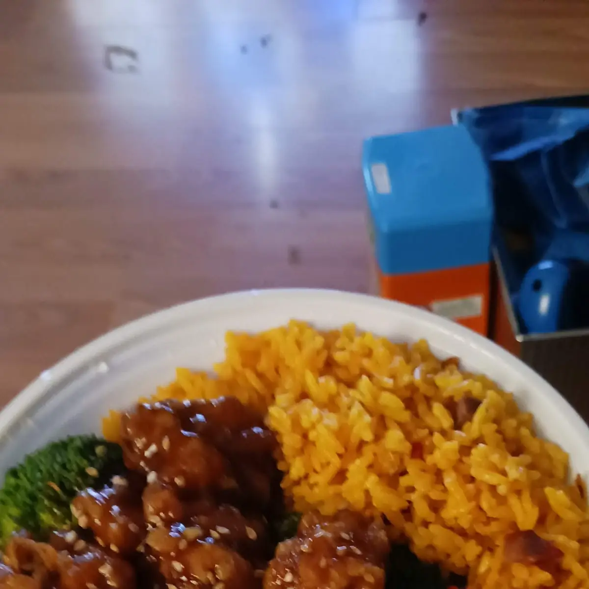Sesame Chicken Fried Rice
