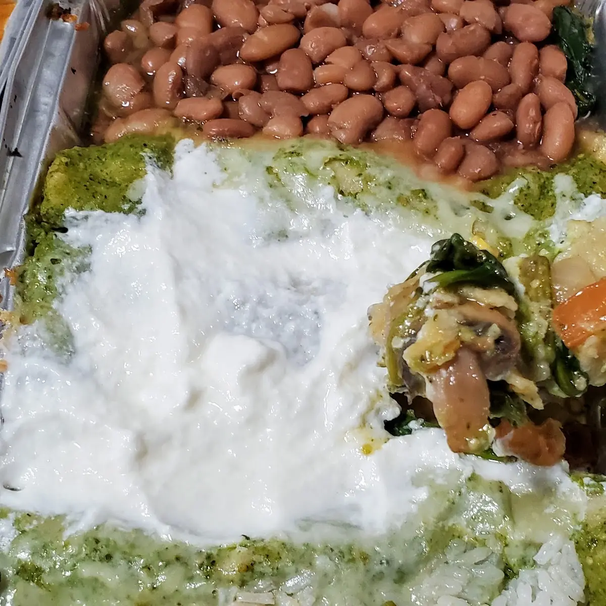 Spinach Enchiladas