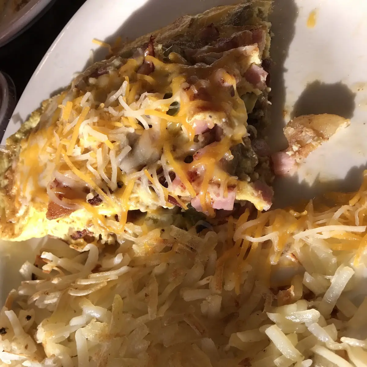 Smoth. ham, julp, sausage gravy hash browns