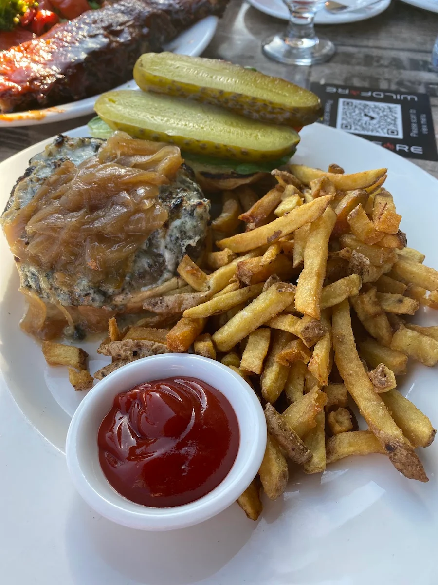 Blue Cheese Burger, Wildfire Steakhouse Oshawa