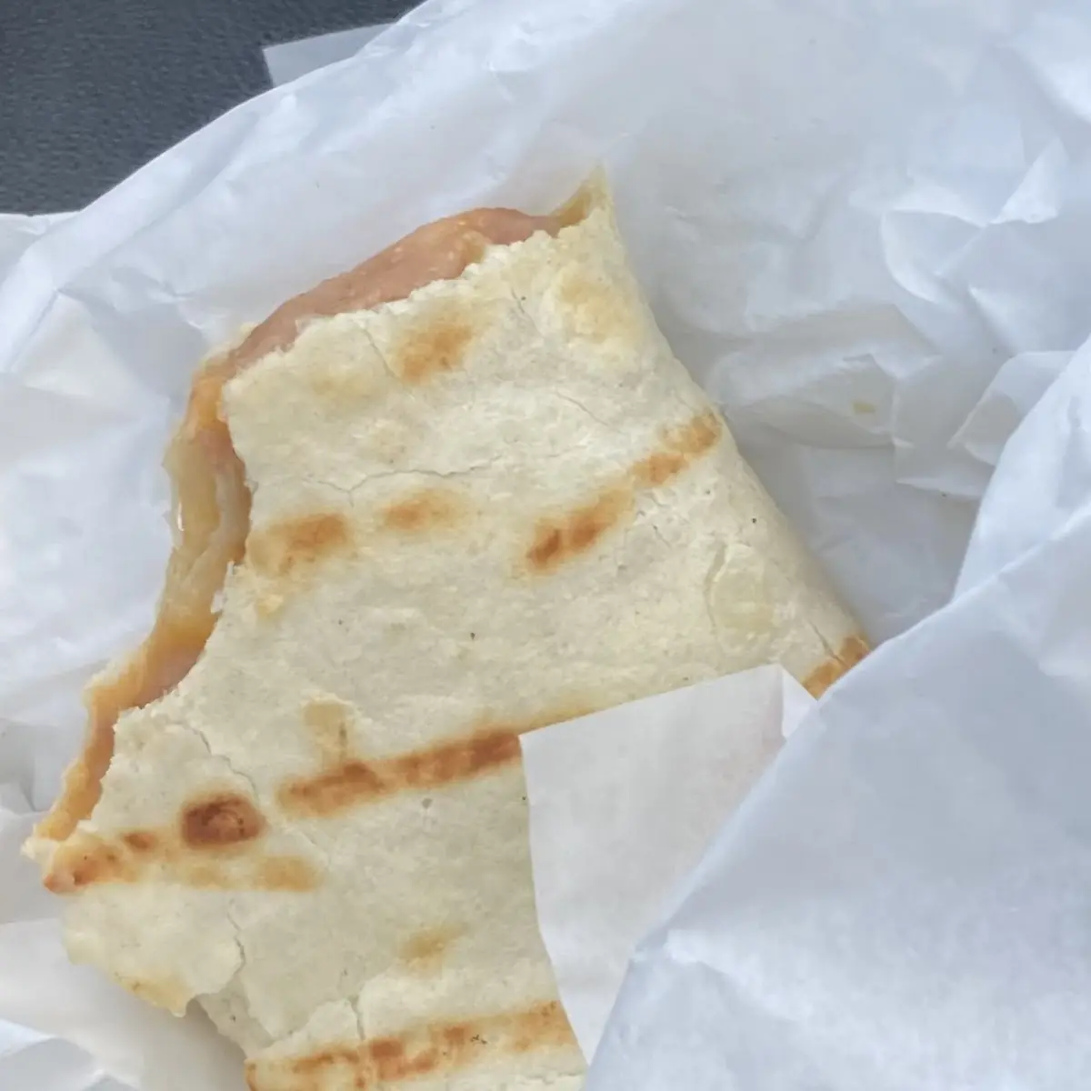 Bean and Cheese Burrito Hand Wrap