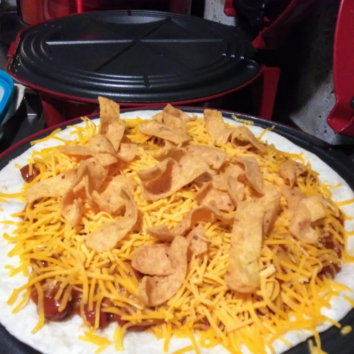 Chili Cheese Frito Quesadilla