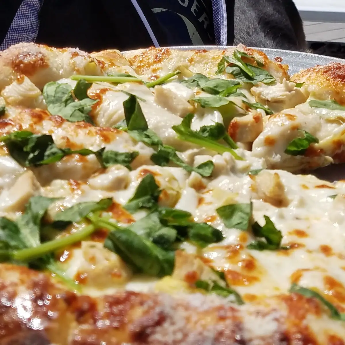 Spinach Artichoke Pizza