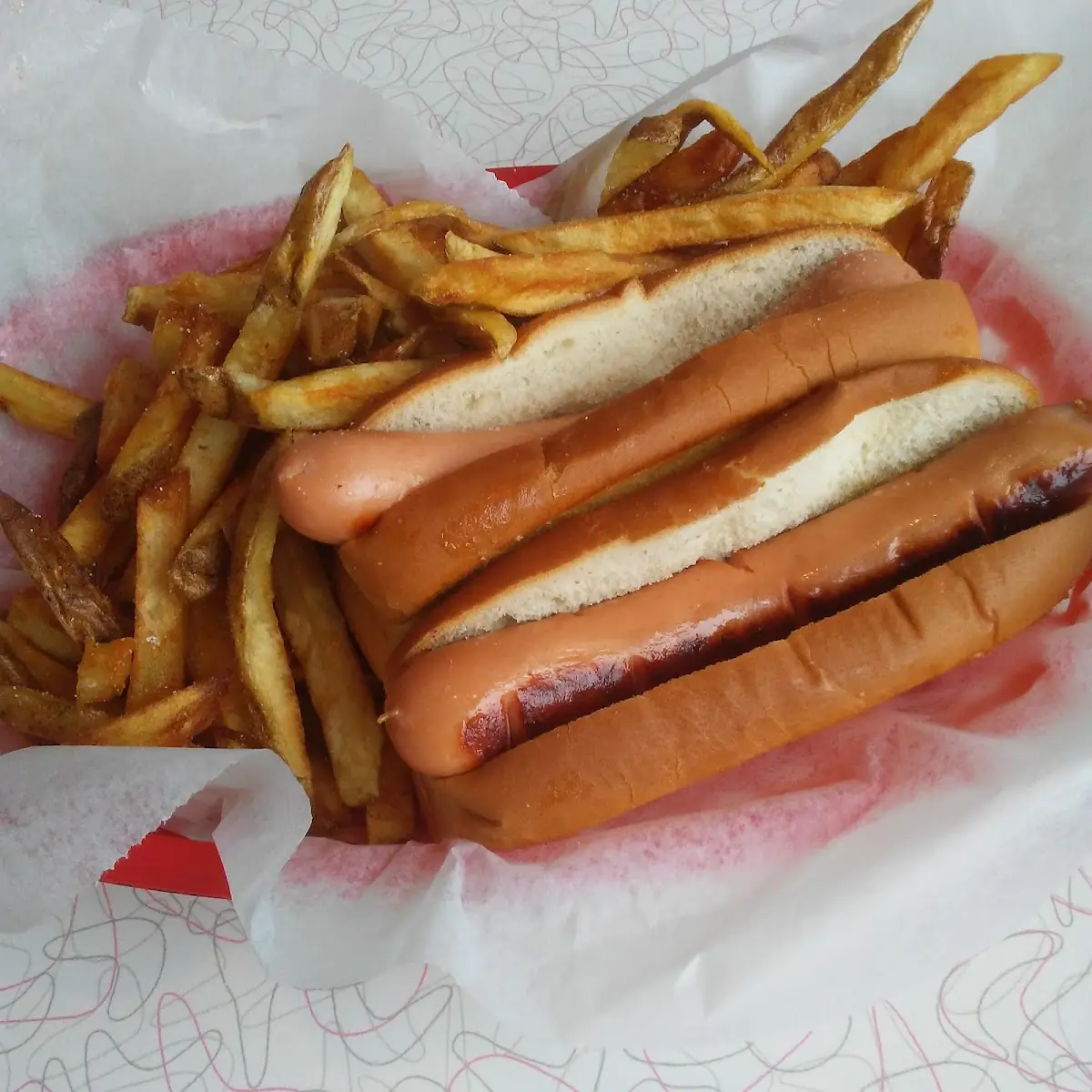 Hot Dog and Fries