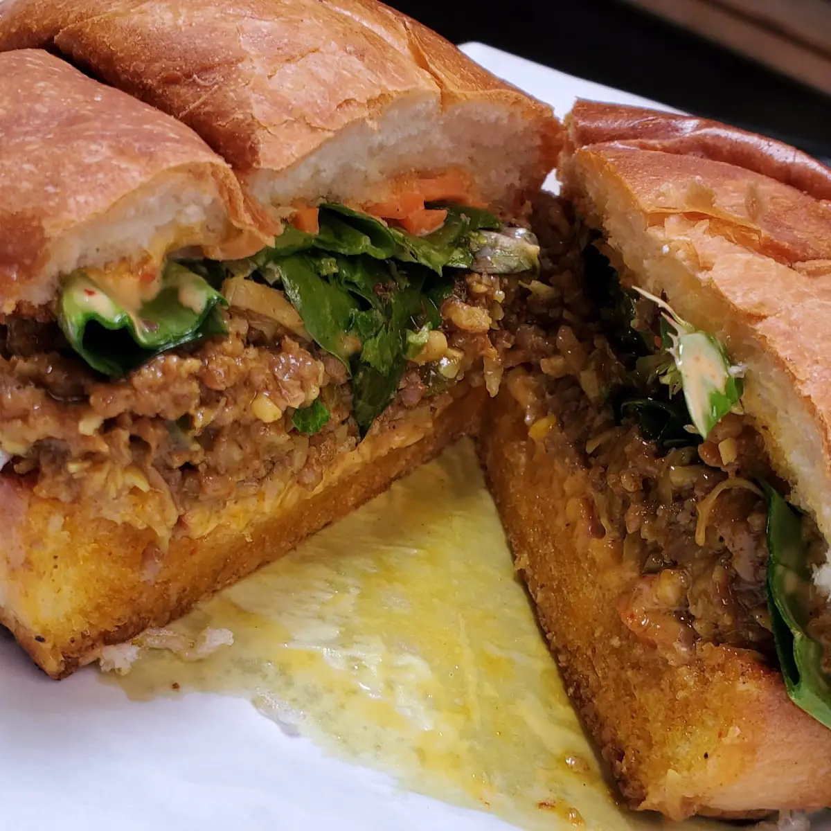 Pork Coconut Curry Sloppy Joe