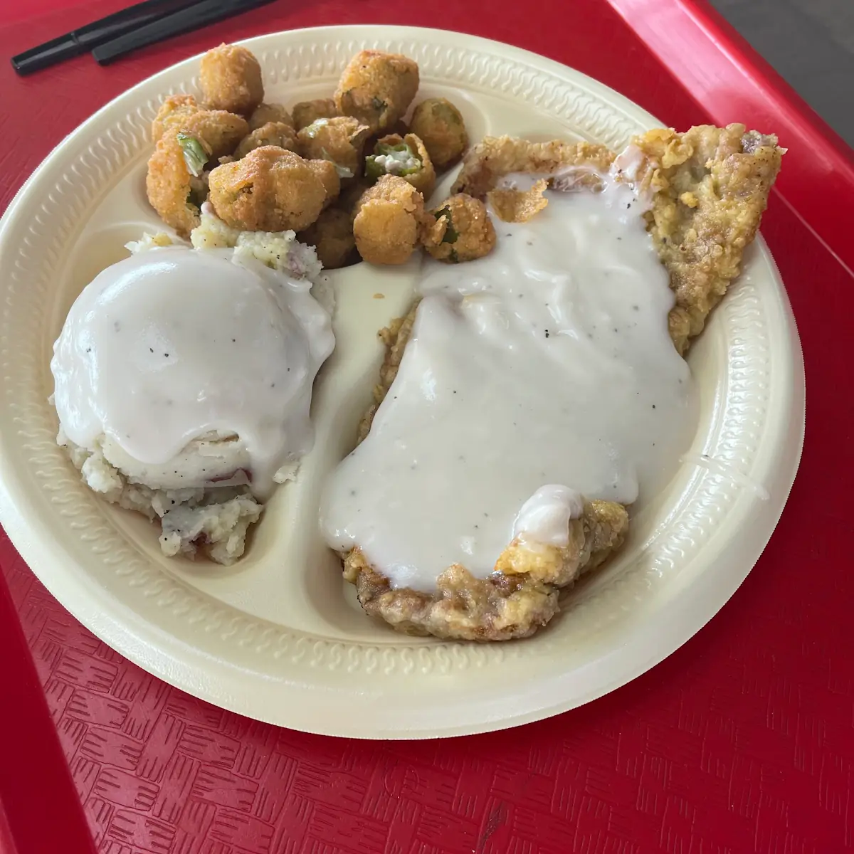 Chicken Fried Steak w 2 Sides
