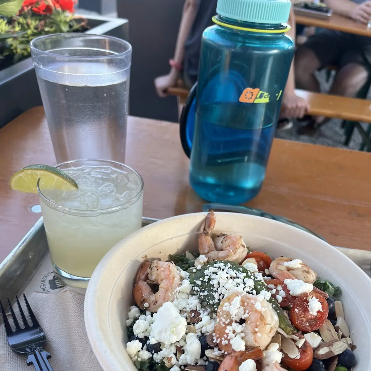 Salad with Grilled Shrimp