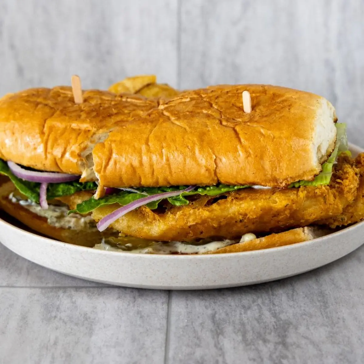 Swai Fish Sandwich