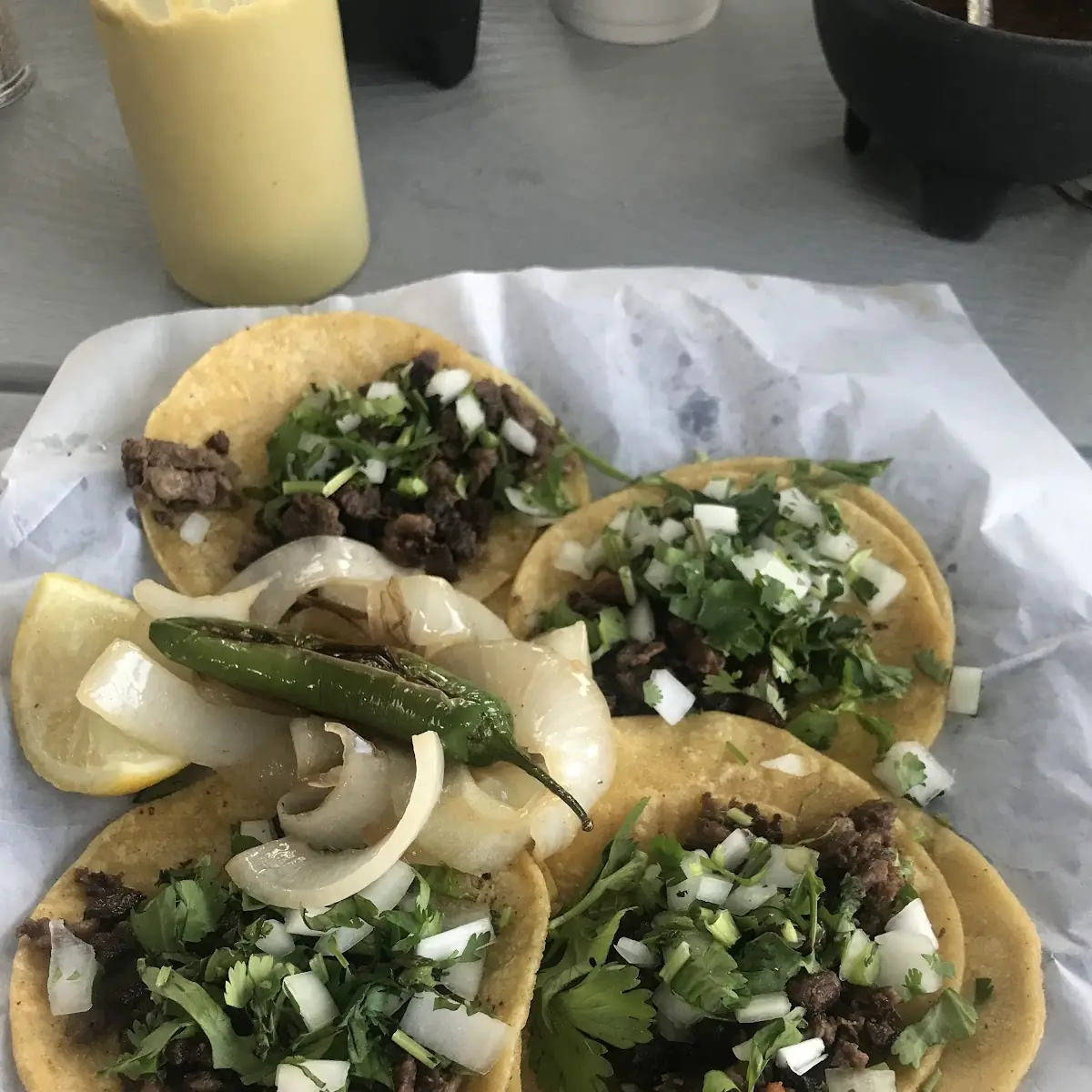 Tacos De Al Pastor & Tacos De Barbacoa