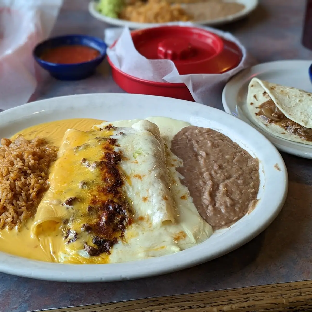 Cilantro Chicken Enchiladas