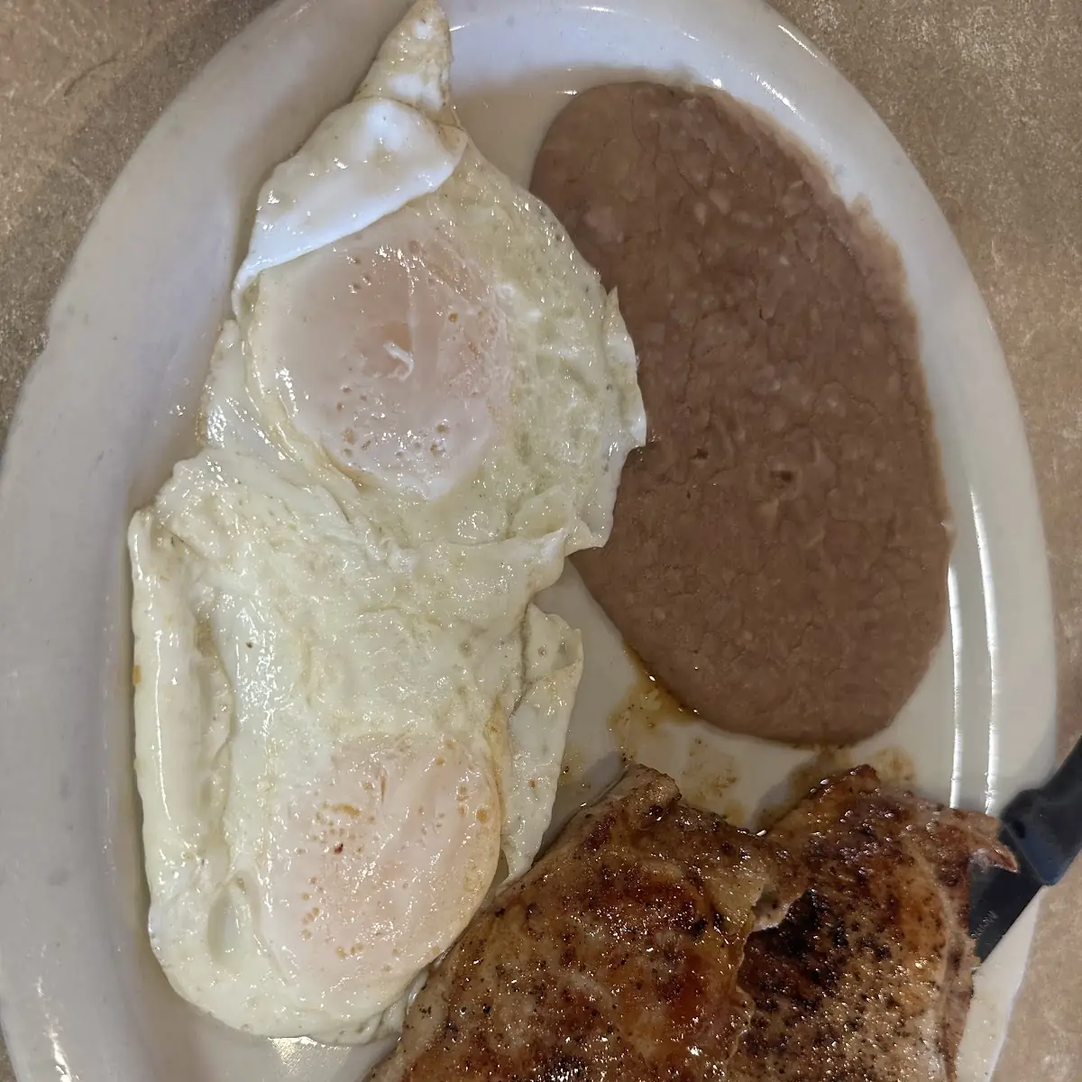 Pork Chop Breakfast