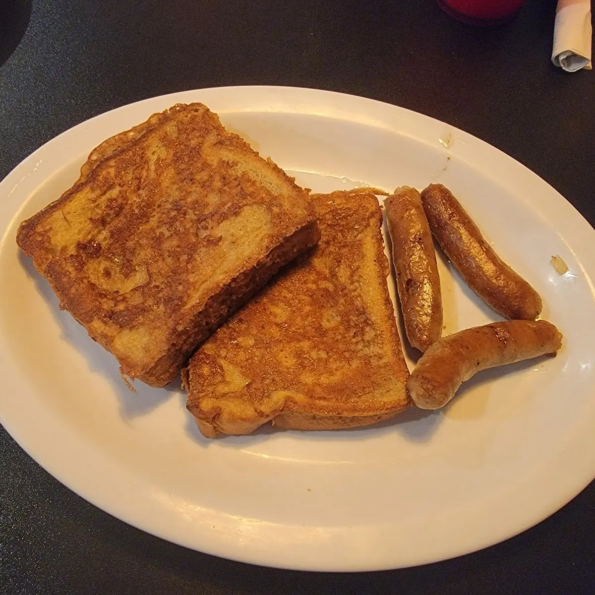 French Toast and Sausage Links
