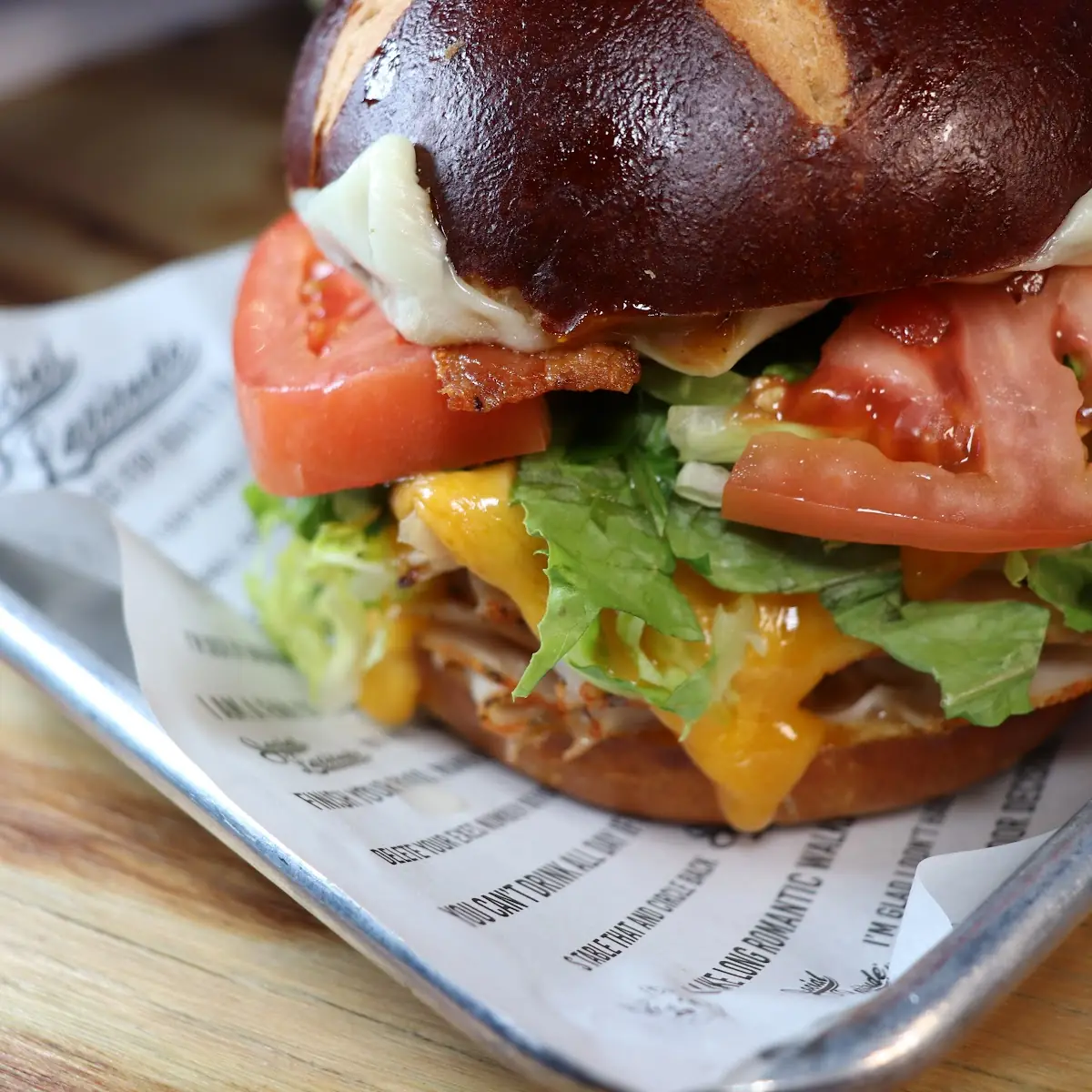 Pretzel Chicken Club