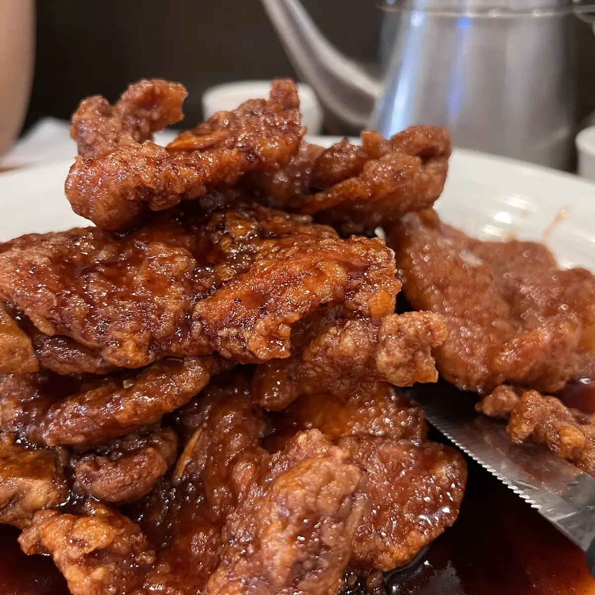 Peking Pork Chops with Sauce