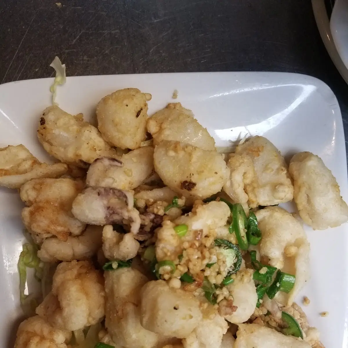 Salt & Pepper Squid Prawns & Scallop