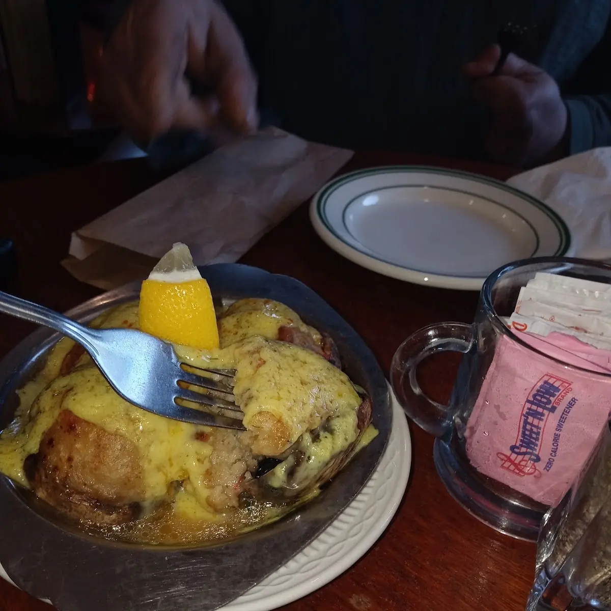 Stuffed Mushrooms with Hollandaise Sauce