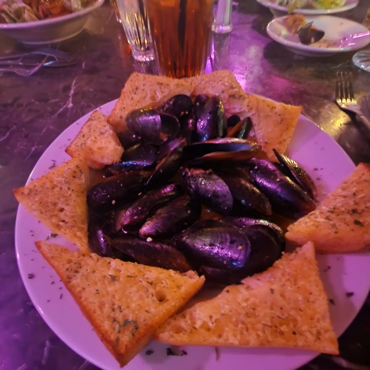 Steamed Mussels