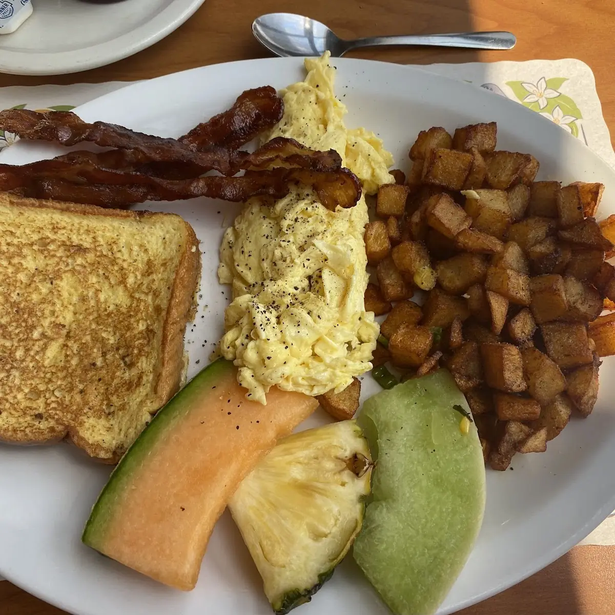 Home Fries & Fresh Fruit
