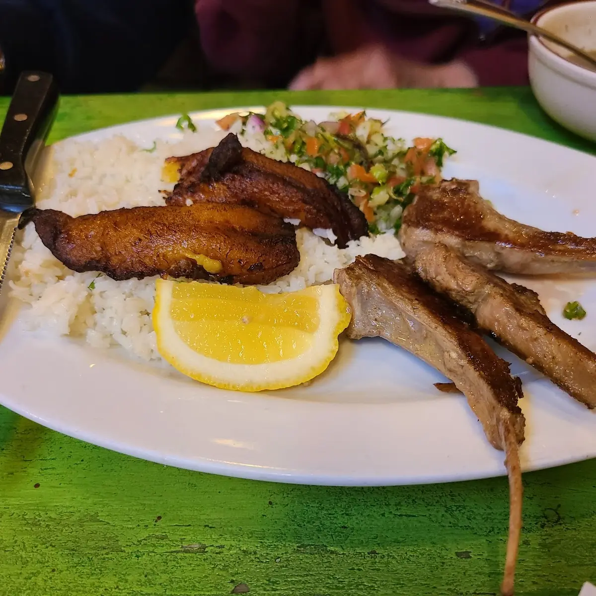Grilled Meats with Side Dishes