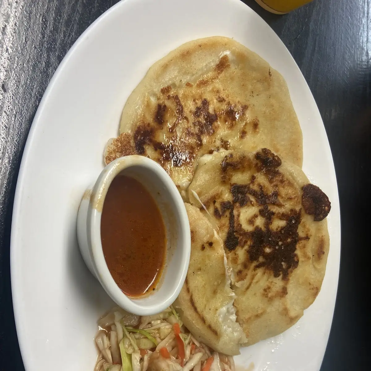 Pupusas Stuffed Corn Cakes