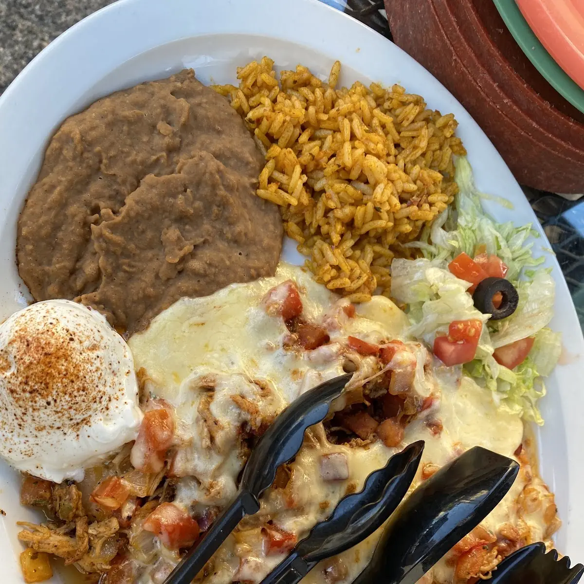 Mexican Rice & Refried Beans