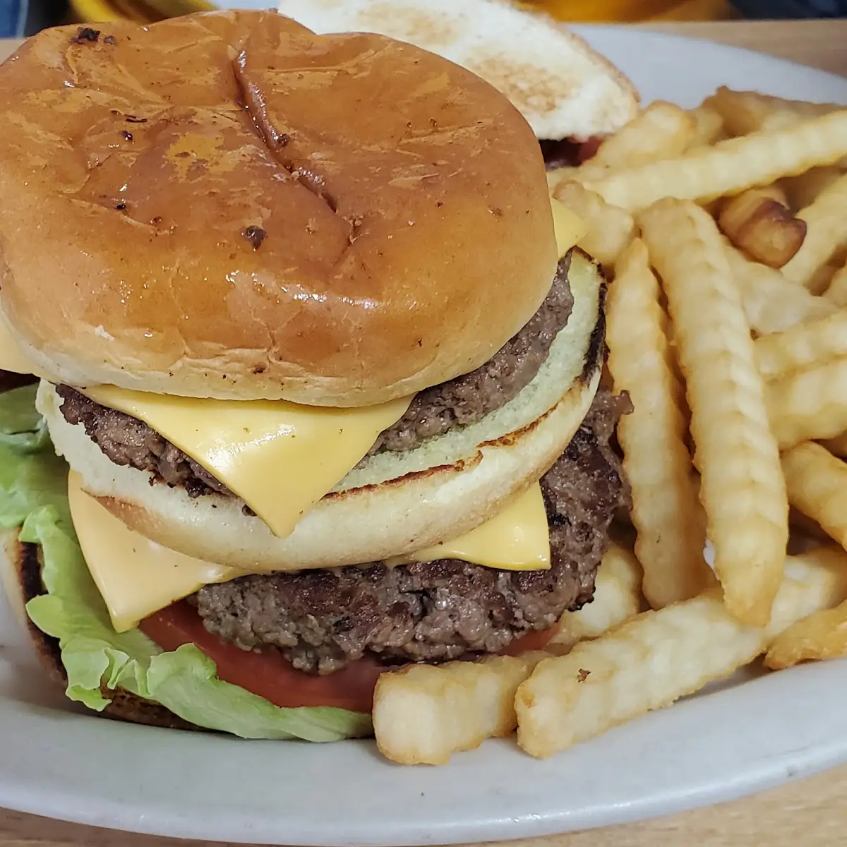 Double Cheeseburger with Fries